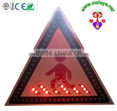 Solar Road Work Ahead Signage, Automatically Lighting Traffic Signs for Road Construction photo-3