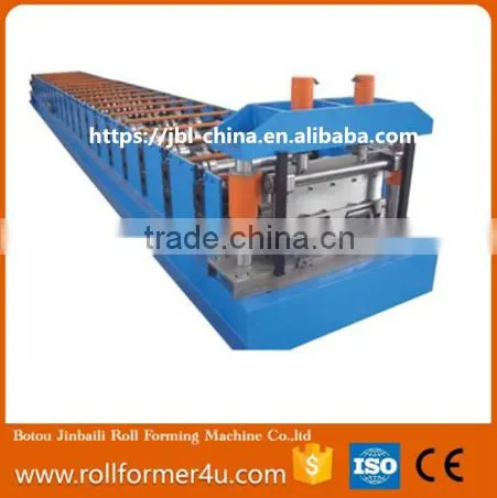 High-speed Structural Metal Trapezoidal Sheet Floor Deck Roll Forming Machine With Professional Metal Hydraulic Machine photo-2