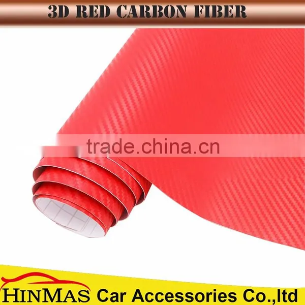 Hinmas Full Car Body Wrap 3d Carbon Fiber Vinyl Blue for Color Changing photo-4