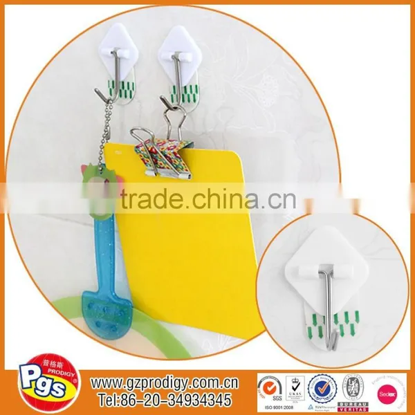 Self-adhesive Daily Use Plastic Cable Hook Hang Clip Free Hanging Hook photo-2
