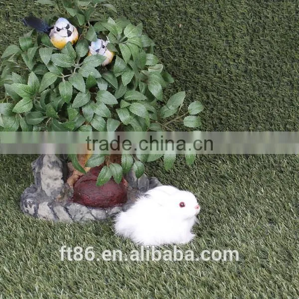 Realistic Realistic Bunny Figurine Easter Toy Custom Plush Rabbit photo-5