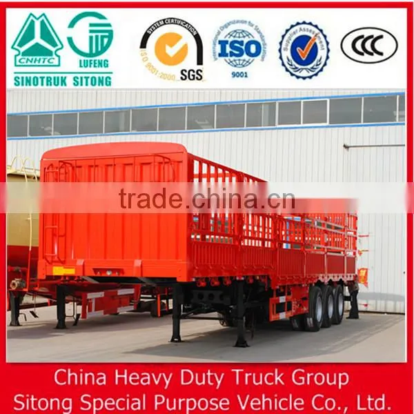 Double Tire Side Open Cargo Semi Trailer for Sale photo-6