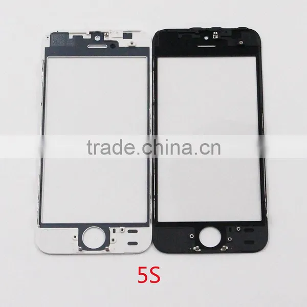 New Arrival 3 in 1 Original Outer Glass With Frame With Oca for IPhone 5 LCD Refurbishing photo-2