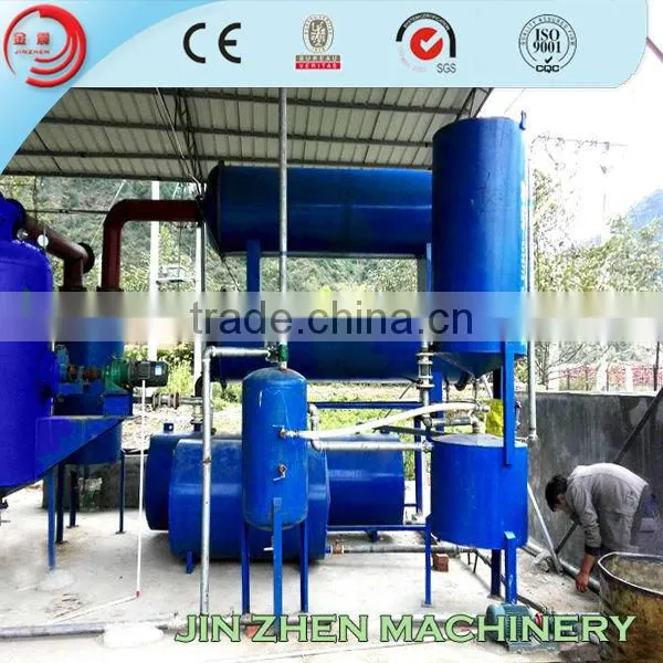 Automatic Environmental-friendly Waste Tyre / Plastic Pyrolysis Plant With High Efficiency photo-3