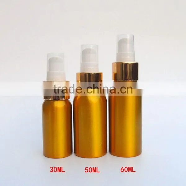 Wholesale 20ml-300ml Aluminum Cosmetic Packaging Lotion Bottles Aluminum Pump Bottles for Skincare Cream photo-2