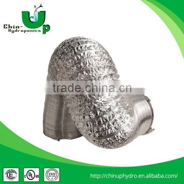 Hydroponics Aluminium Grow Room Ventilation Air Duct/ Flexible Insulated Duct/ 4 Inch Ventilation Duct photo-2
