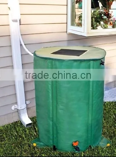 Garden Pvc Rain Water Barrel, Flexible Rainwater Barrel 250liter photo-2