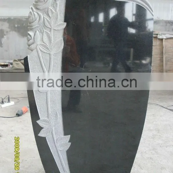 China Polished Black Granite Tombstone /gravestone photo-3