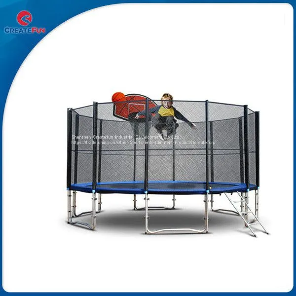Create Fun Big 16ft Trampoline With Enclosure photo-4