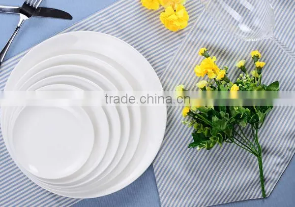 Custom Porous Ceramic Plates White Porcelain Serving Dishes photo-4