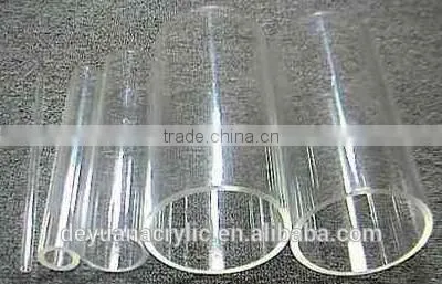 High Quality Soild Acrylic Hollow Tube/cylinder Plexiglass Tube photo-2