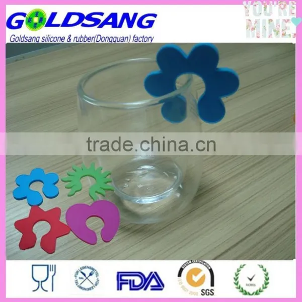 NEW Wine Glass Colorful Silicone Clips photo-6