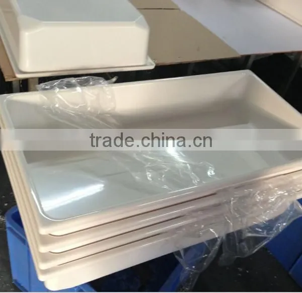 Customized Vacuum Formed Black Square Plastic Water Tank photo-3