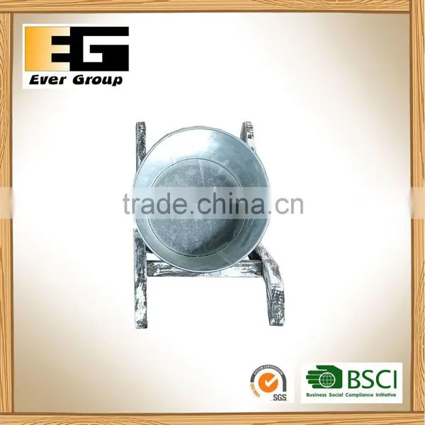 Drum Shaped Flowerpot Wooden Bracket Models photo-5