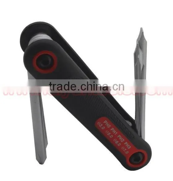 T Type Handle Hex Wrench(spanner) Foldable Hex Key Wrench Folding Aluminum Alloy photo-4