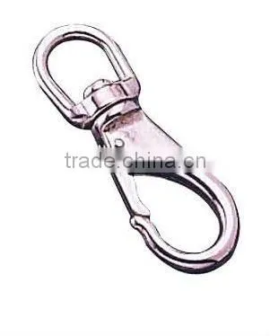 Small Stainless Steel 316 Double End Carabine Dog Pet Carabiner Hook photo-6