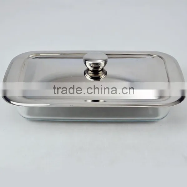 1.5L Hotel Buffet Chafing Dish Food Warmer With Glass Dish photo-5