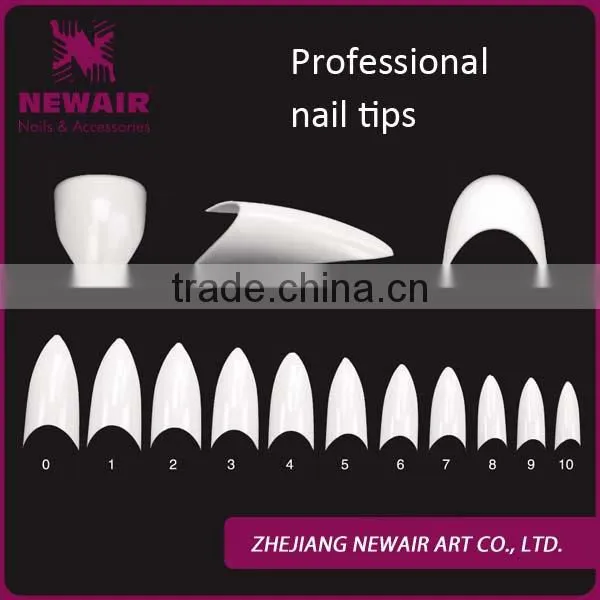 NEWAIR Wholesale 500pcs Nail Salon Hot False French Nail Art Fake Nail Tips photo-5