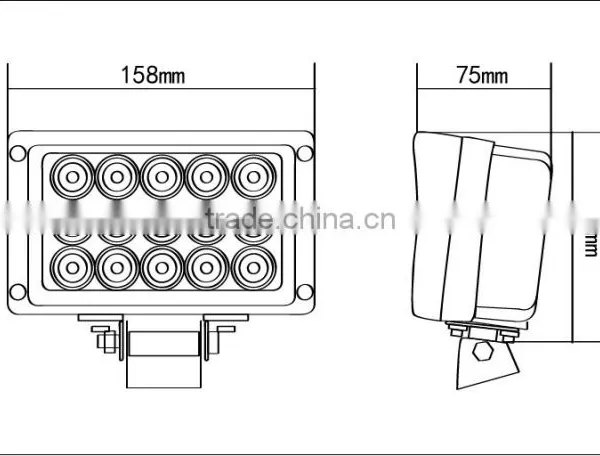 45W Heavy Duty Led Headlight Jeap Wrangler LED Headlight Additional Driving Lamp photo-4