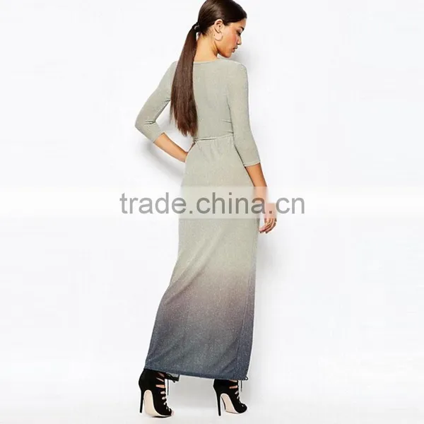 2017 Spring Sexy Maxi Dress Women Long Tie Dye Dress For Women HSD9991 photo-3