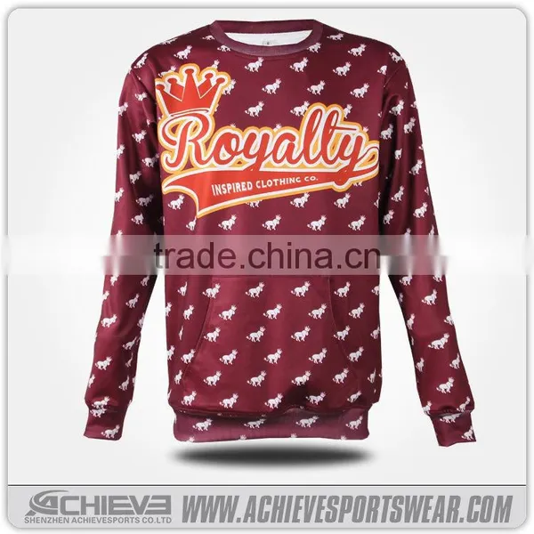 Sublimation Custom Cheap Wholesale Fashion Long Sleeve Sweater Designs for Kids photo-3