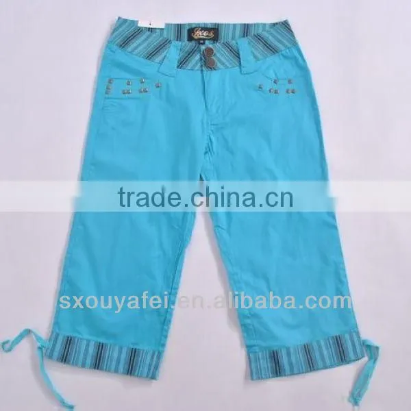 Ladies Casual Clothes 2014 Summer Woman Trousers Cargo Trousers