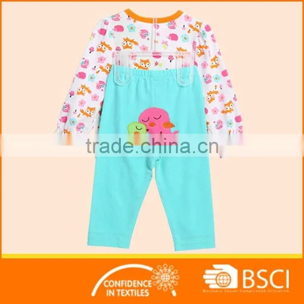Fashion Boutique Animal Printed Cotton Baby Clothing Set photo-2