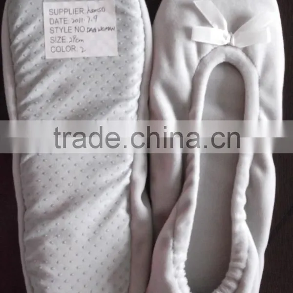 Women Dancing Ballerina Shoes 2016 With Velvet Fabric photo-2