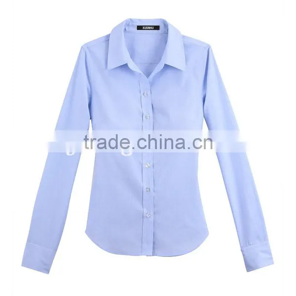 Button-down Collar Washable Mercury Woven Shirt photo-2