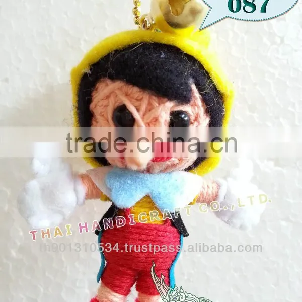 Handmade Keychains Keyrings Voodoo Doll String Accessories Bag Gifts