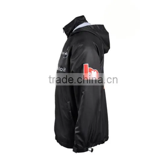 Waterproof Breathable Jacket Best Cotton Custom Satin Bomber Jacket photo-4