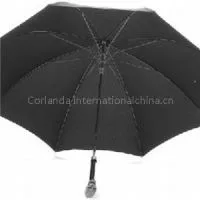 Black Coating Straight Sun Umbrella