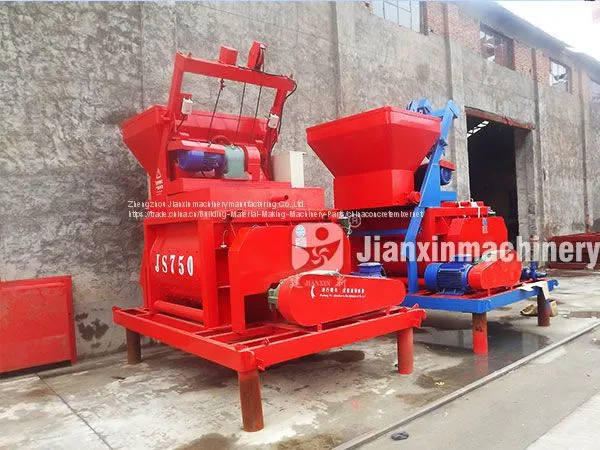China Factory JS750 Concrete Mixer With Electric Motor photo-4