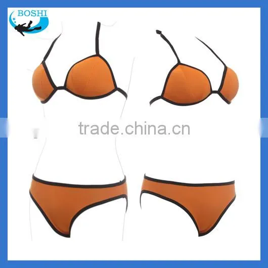 2015 Hot Sale Neoprene Fabric Girls Swimwear photo-5