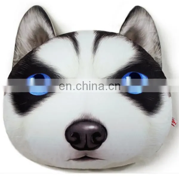 Cheap Cartoon 3d Printing Decorative Dog Pillow Custom Cute Soft Plush Animal Shaped Car Seat Cushion photo-5