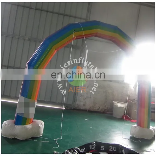 Functional Rainbow Inflatable Arch/customer New Design Inflatables as Both Arch and Screen/hot Inflatable Arch Screen photo-3