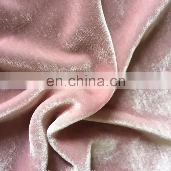 China Direct Textile Factory Short Piles Plush Fabric, Velour Fabric, Silk Velvet For Garment photo-2