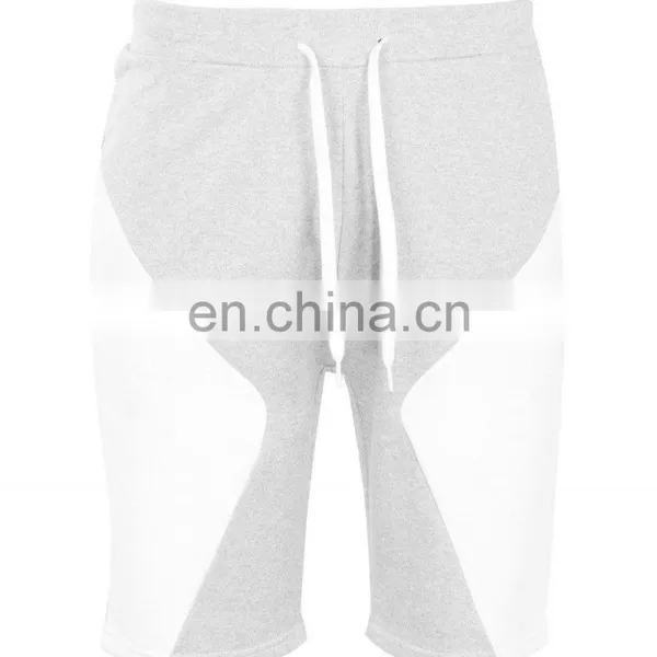 2015 Custom Cotton Fleece Gym Fitness Shorts/Mens Plain Bodybuilding Gym photo-4