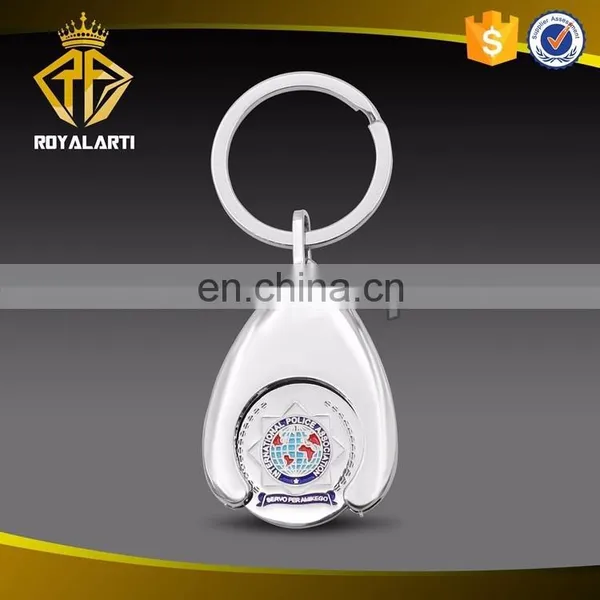 Custom Soft Enamel Trolly Coin Keychain photo-3
