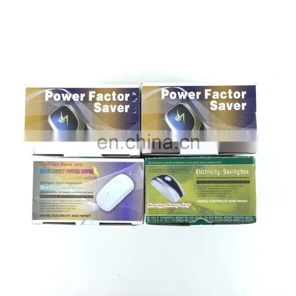 Electric Power Factor Saver With US/BS/EU/AU Plugs Electricity Saver Box