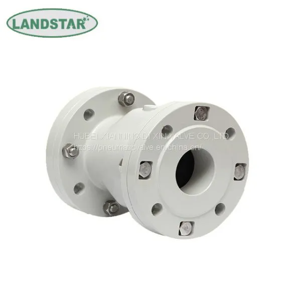 Aluminum Alloy Housing Flange Pneumatic Rubber Pinch Valve photo-2