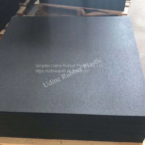 Commercial Rubber Gym Flooring 1m×1m×25mm photo-2