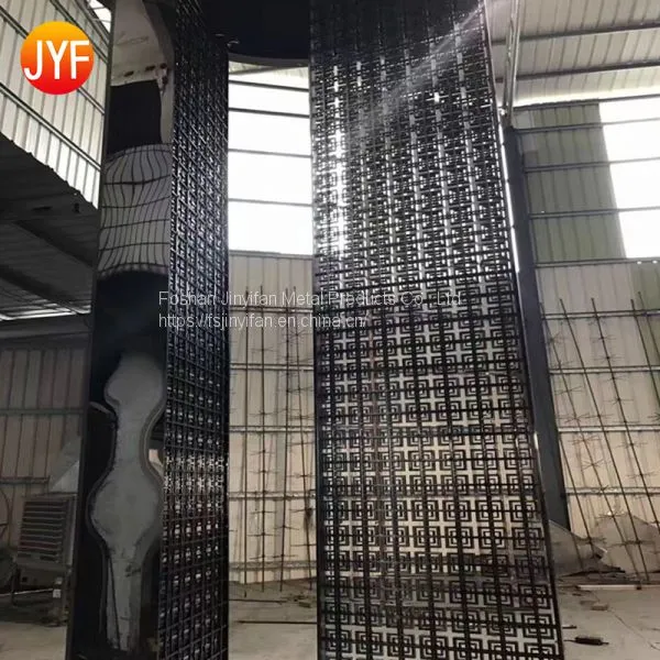 Aluminium Partition Decorative Metal Laser Cut Indoor Outdoor Garden Screens Room Dividers photo-2