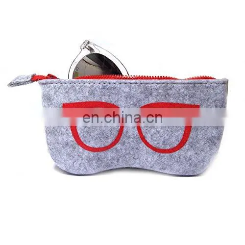 Pretty Felt Eye Glasses Pouch Sunglasses Bag photo-2