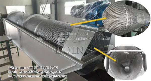 High Efficiency Potato Washing Machine Rotary Washing Machine in Potato Starch Production Line photo-2