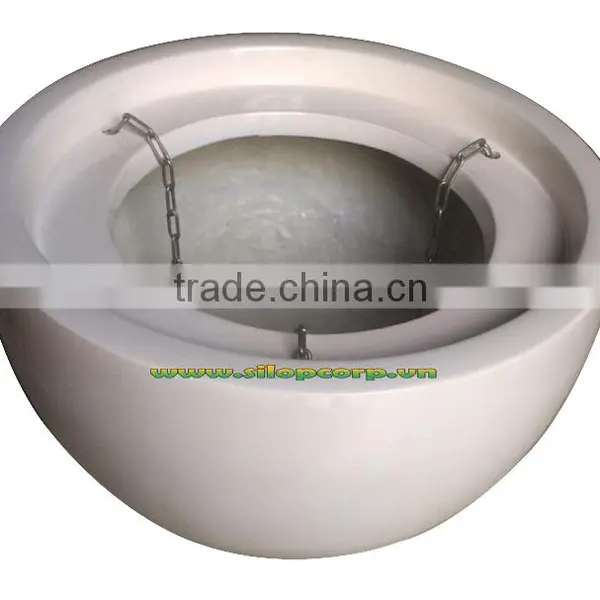 GARDEN DECORATION FIBERGLASS FLOWER POTS AND PLANTING photo-4