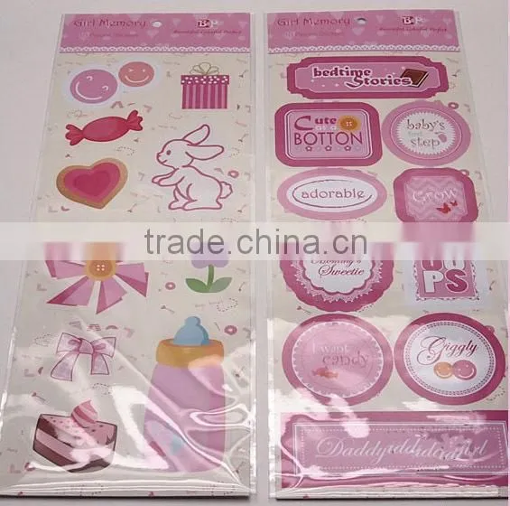 Christmas Decoration 3D Handmade Paper Sticker photo-5