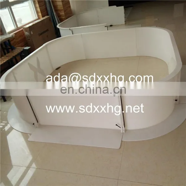 Floorball Rink Barriers Uhmw-pe Synthetic Ice Rink HDPE Plastic Skateboard Made in China photo-4