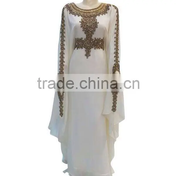 FASHION CRYSTAL ABAYA KAFTAN