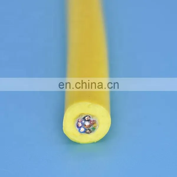 OEM Double Sheath Waterproof Underwater 11 Cores ROV Cable ROV Umbilical Two Twisted Pair Floating Cable photo-2
